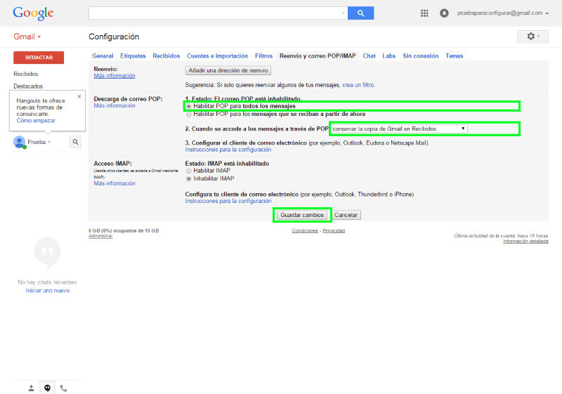 Gmail en Outlook Fran Bravo gestión de presencia en internet
